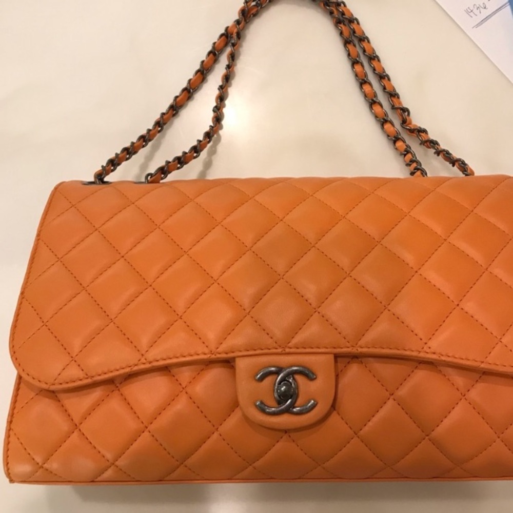 Chanel 3Way Jumbo Lambskin Maxi Flap